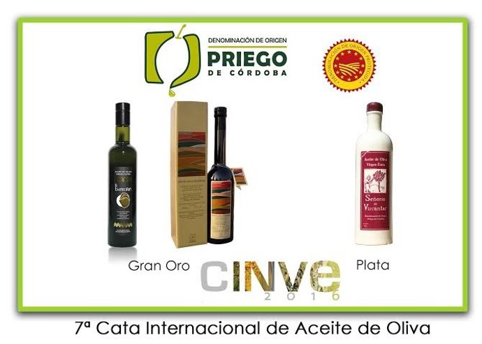 Tres firmas de la DOP 'Priego de Córdoba' han sido premiadas