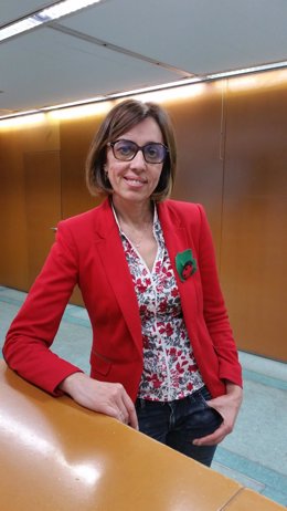 La candidata a presidir el PP de Lugo, Raquel Arias