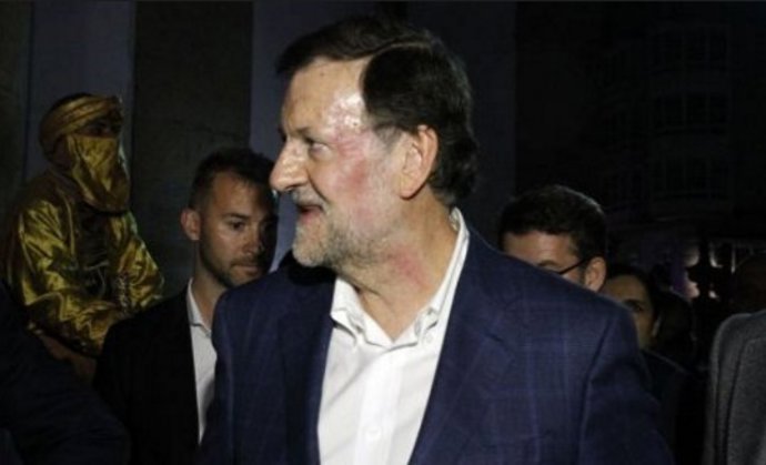A Rajoy le duele más ser declarado non grato que el puñetazo en campaña