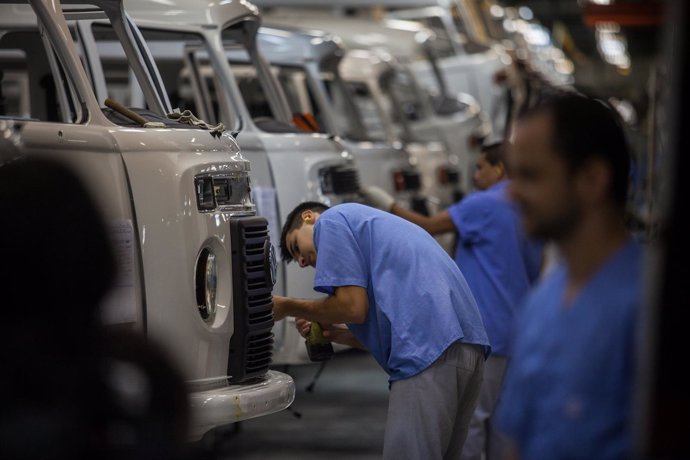 Fábrica de Volkswagen en Sao Bernardo do Campo, Brasil