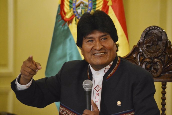 El presidente de Bolivia, Evo Morales