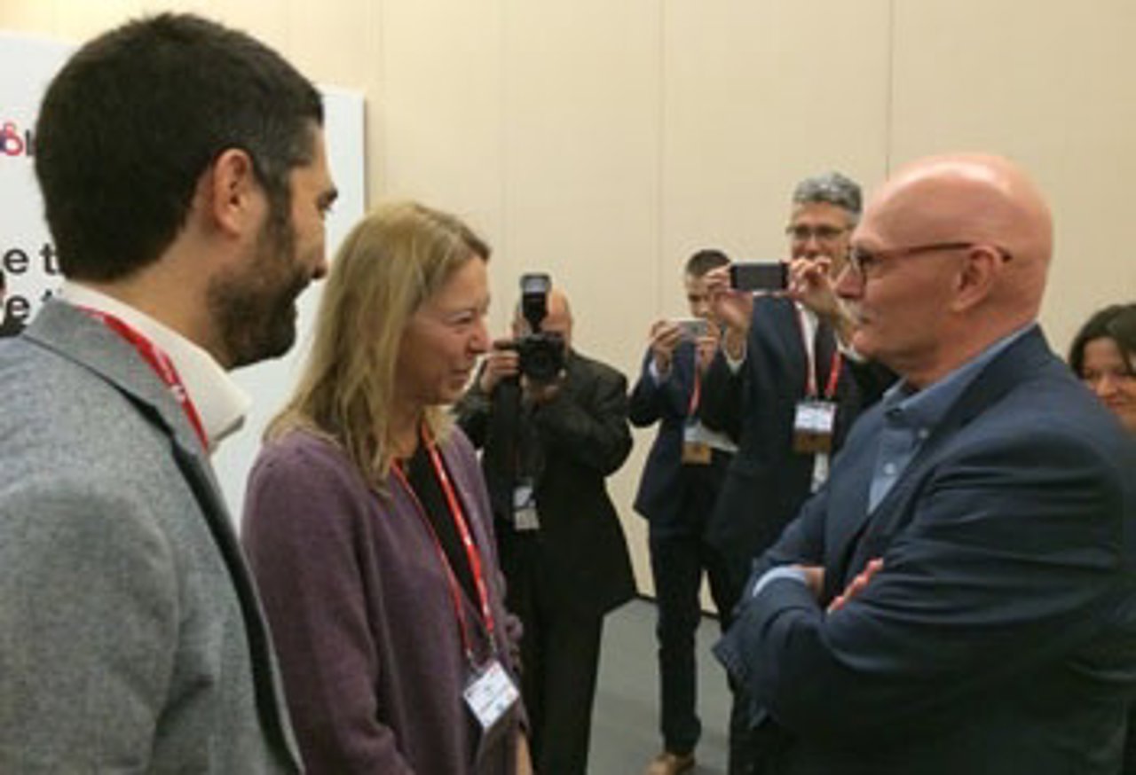 La vicepresidenta y consellera Neus Munté en el Mobile World Congress