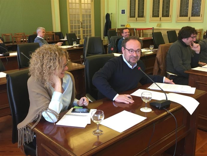 Damià Borrás en la Comisión de Turismo