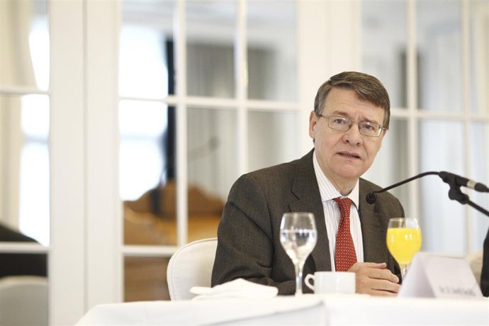 Jordi Sevilla en un desayuno