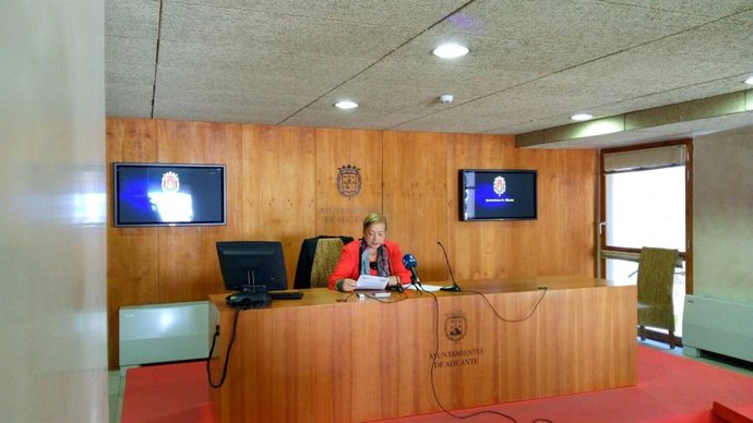 Sofía Morales en rueda de prensa este jueves
