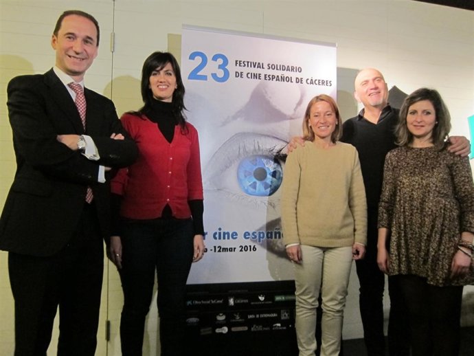 Presentación del XXIII Festival Solidario de Cine Español de Cáceres