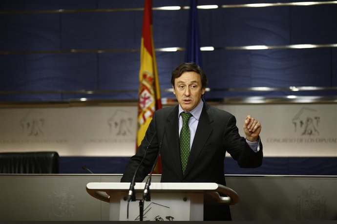 Rafael Hernando en el Congreso de los diputados