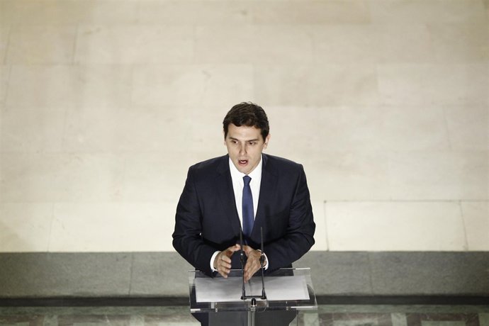 Rueda de prensa de Albert Rivera