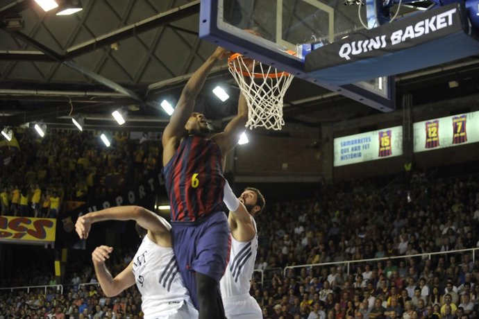 Joey Dorsey en el Barcelona - Real Madrid                 