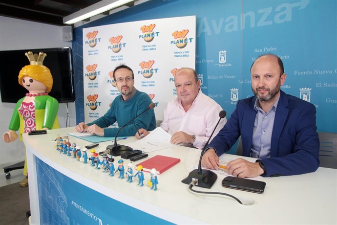 Presentación de la exposición de Playmobil en Marbella (Málaga)