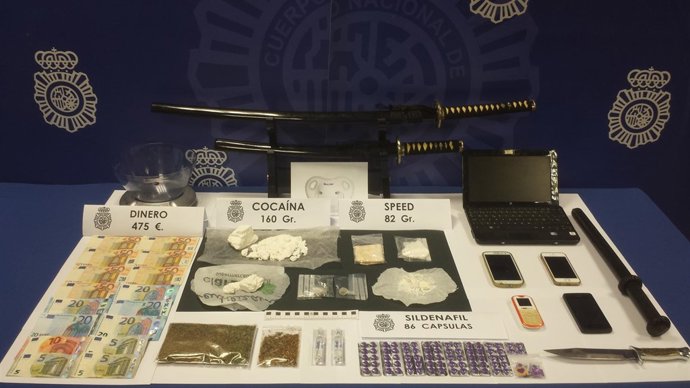 Sustancias incautadas en la Operación Sansón