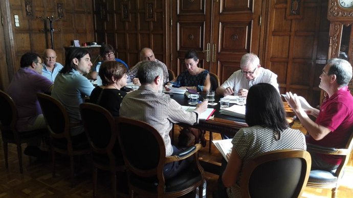 Reunión del grupo del PSOE en la DPZ