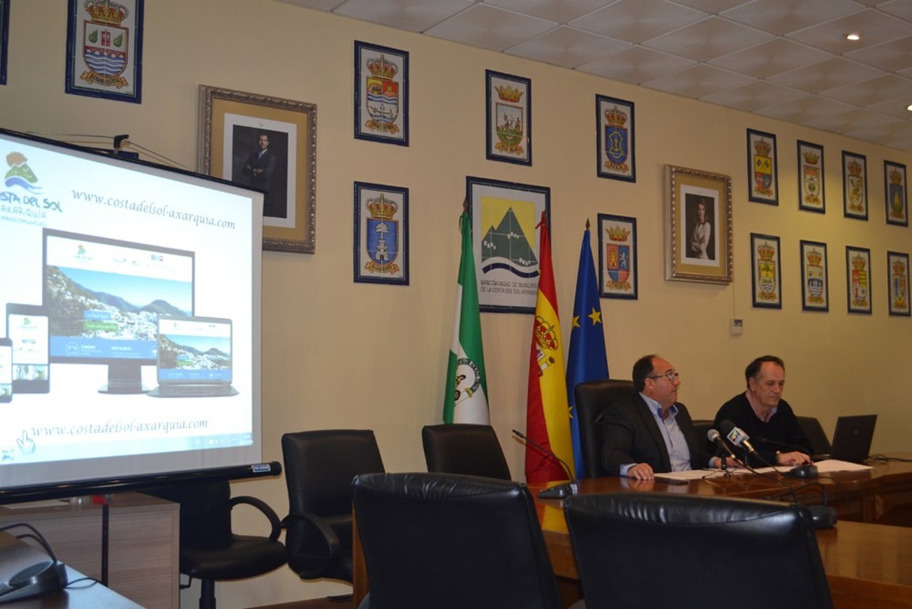 Presentación web Mancomunidad Axarquía