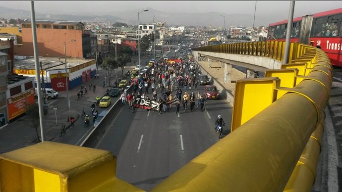 Protestas ciudadanas en Colombia