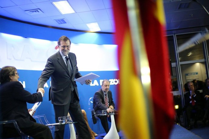 Mariano Rajoy en el foro de La Razón
