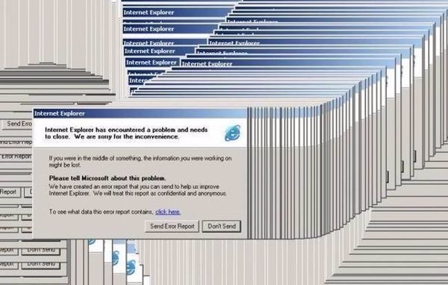 Error de Internet Explorer