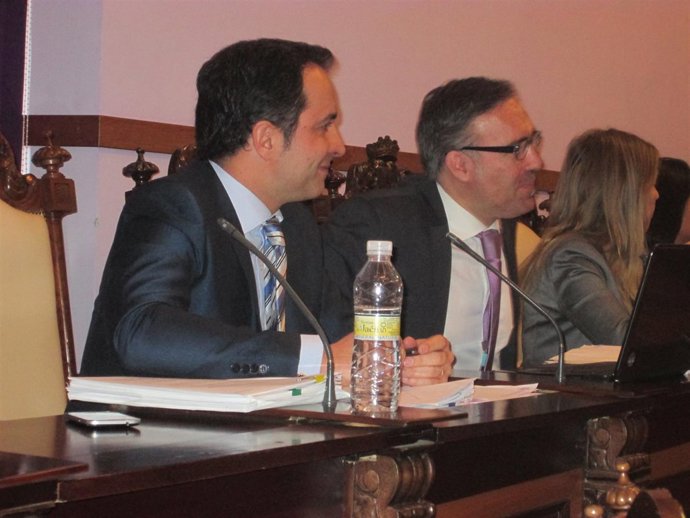 Los tres exediles de Ciudadanos en el pleno