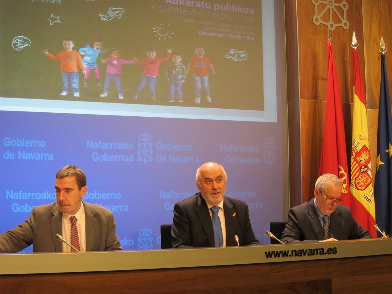 José Luis Mendoza, consejero de Educación del Gobierno de Navarra.