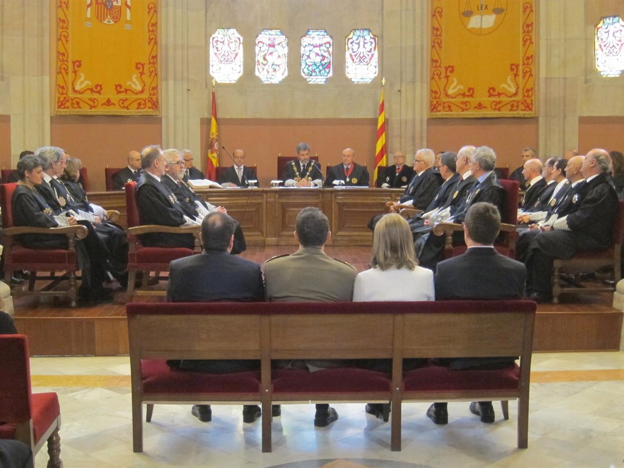 Jesús María Barrientos (TSJC) M.Á.Gimeno (antecesor) C.Lesmes (pte.TS)