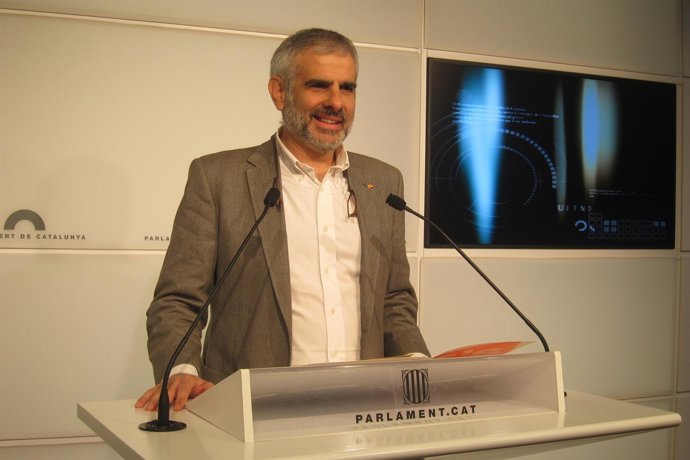 El portavoz de C's en el Parlament, Carlos Carrizosa 