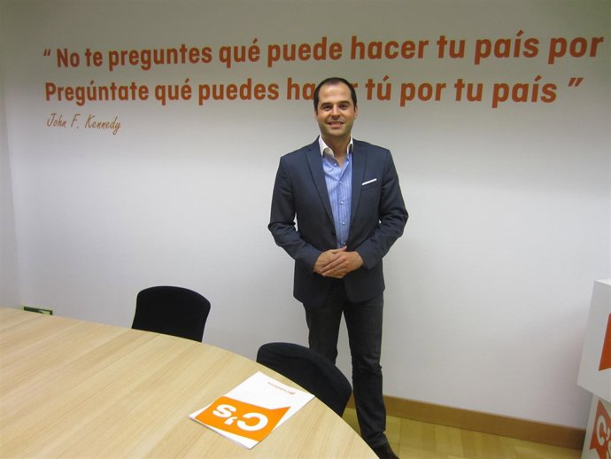 El portavoz de Ciudadanos en la Asamblea, Ignacio Aguado