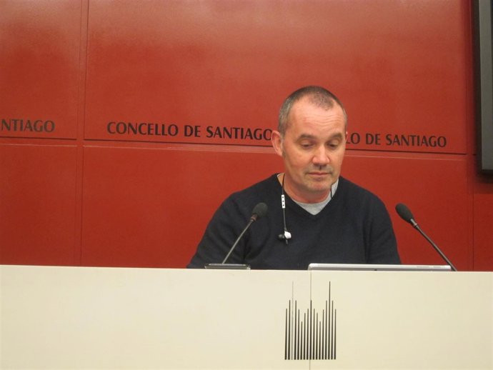 El concejal de Medio Ambiente y Convivencia de Santiago, Xan Duro