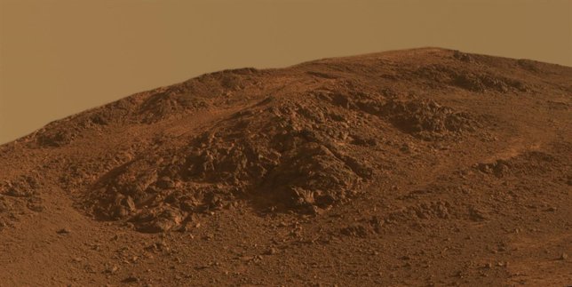 Paisaje empinado donde opera Opportunity