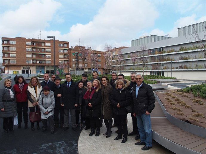 Apertura plaza Adolfo Suárez con Gamarra y Escobar