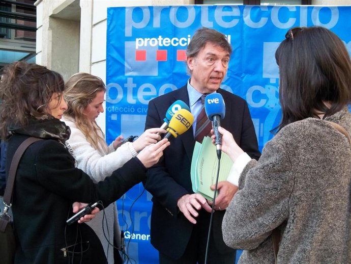 El director general de Protección Civil de la Generalitat, Joan Delort