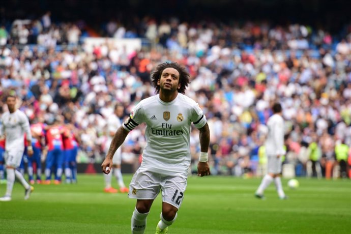 Marcelo ,partido Real Madrid- Levante Union Deportiva 2015 