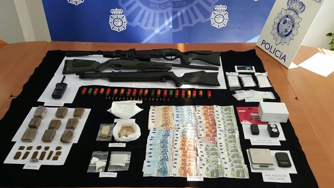 Droga y efectos intervenidos. 