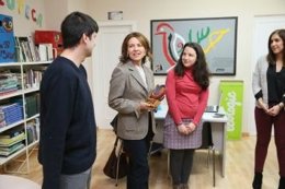 Aurelia en su visita a CECAP