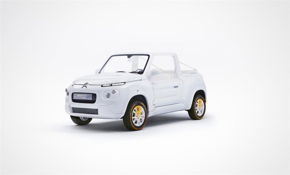 Citroën E-Mehari styled by Courrèges