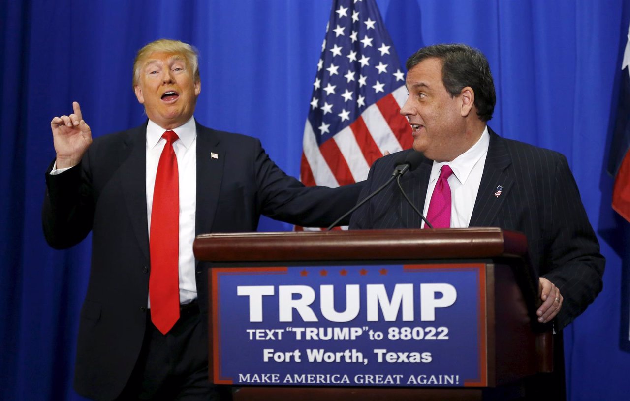 Donald Trump y Cris Christie