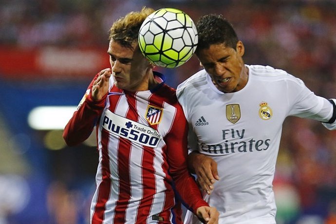 Griezzmann y Varane en el Atlético Madrid - Real Madrid