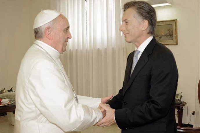 Mauricio Macri y el Papa Francisco