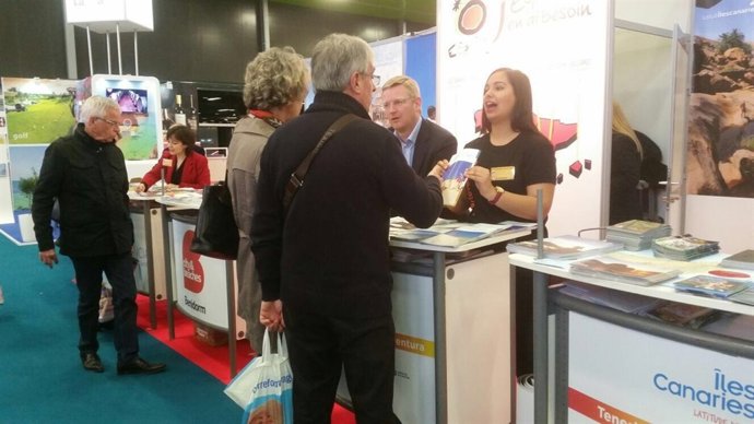 Stand de Fuerteventura en la Feria de Turismo de Nantes