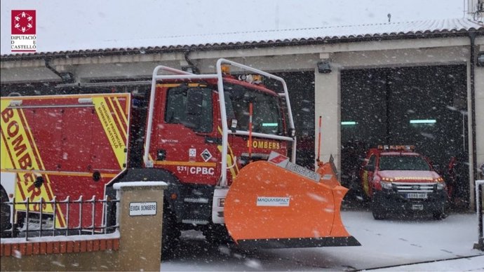 Una de las máquinas quitanieve del Consorcio