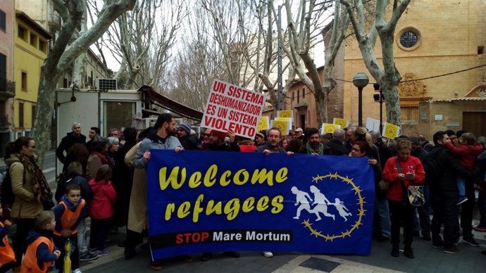 Concentración 'Pasaje Seguro' en Palma