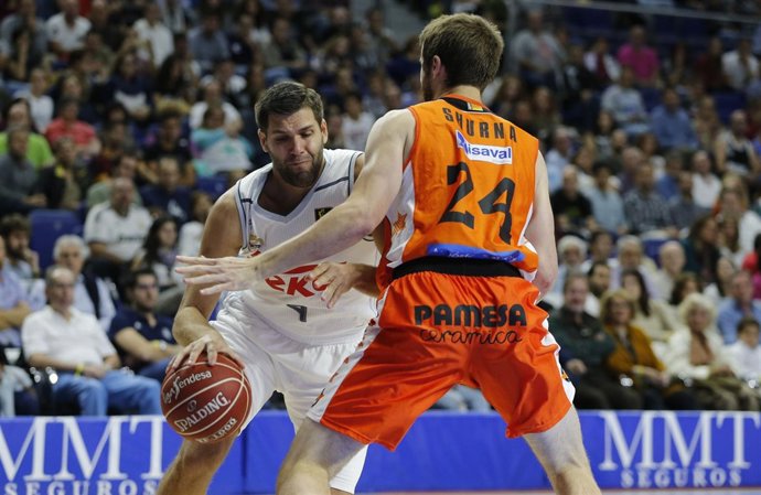 FELIPE REYES, LIGA ACB ENDESA REAL MADRID - VALENCIA BASKET