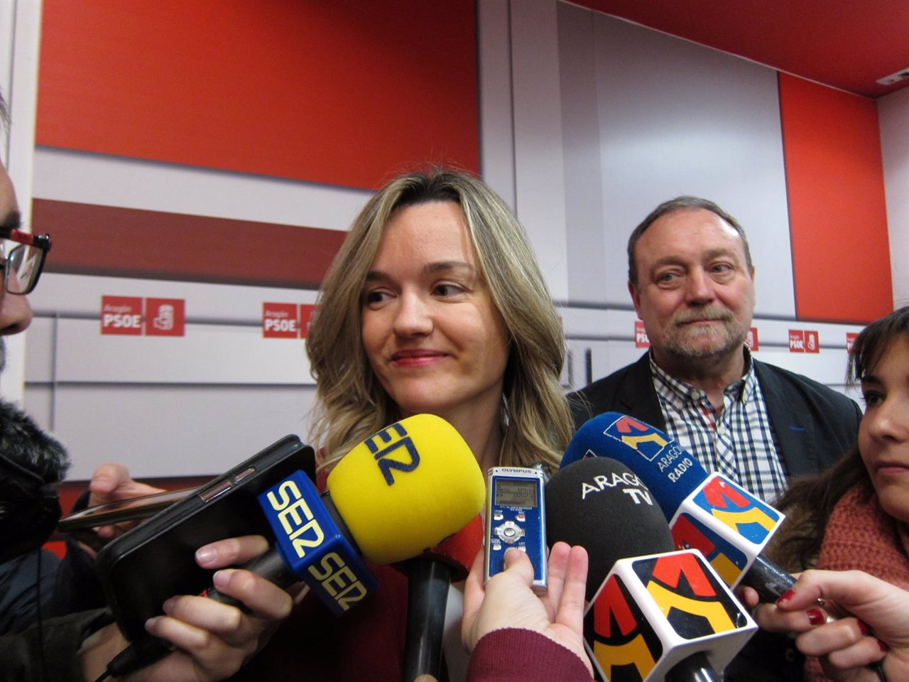 La secretaria de Organización del PSOE en Aragón, Pilar Alegría.