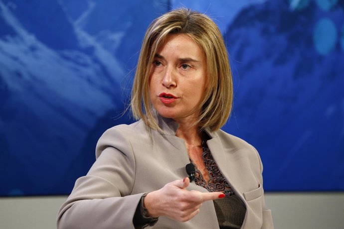 La Alta Representante de Política Exterior y Seguridad Común, Federica Mogherini