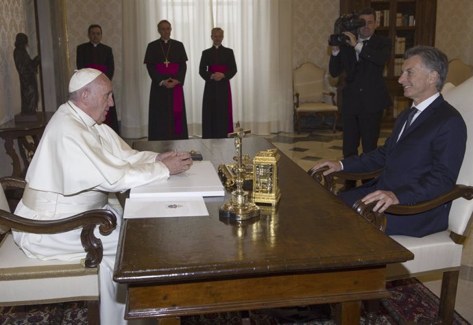 El Papa Francisco se reune con Mauricio Macri