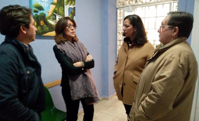 Visita de Ciudadanos al albergue municipal de Huelva