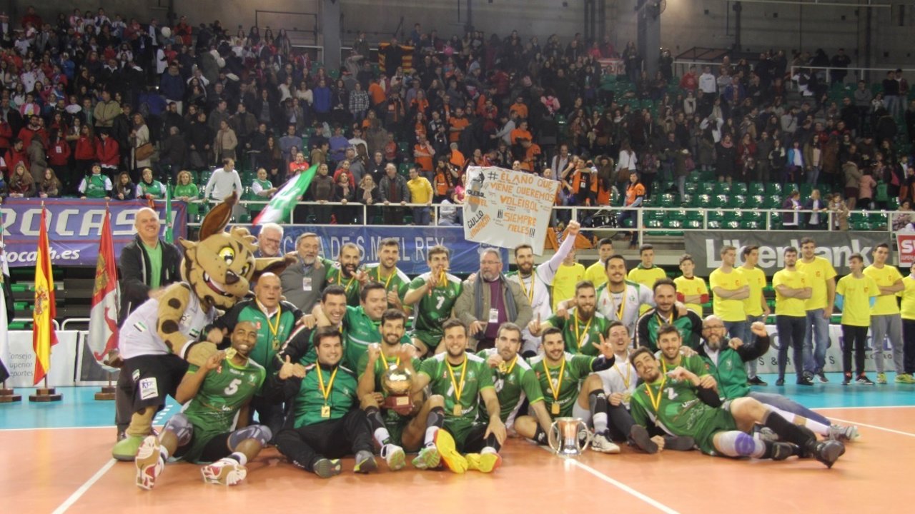 Unicaja Almería, campeón de la Copa del Rey de voleibol