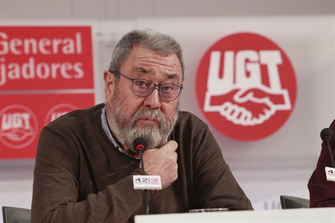 El secretario general de UGT, Cándido Méndez
