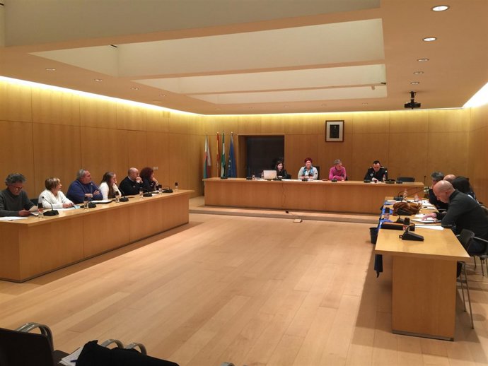 Sesión plenaria del Ayuntamiento de Órgiva (Granada)
