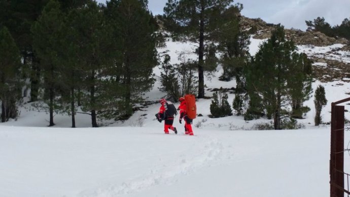 Imagen de los efectivos de emergencias