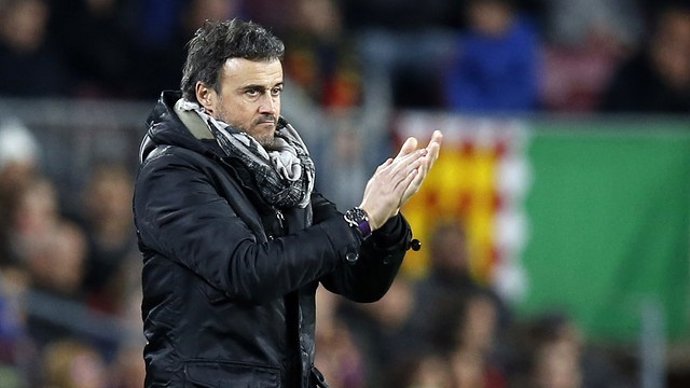 El técnico del FC Barcelona, Luis Enrique Martínez