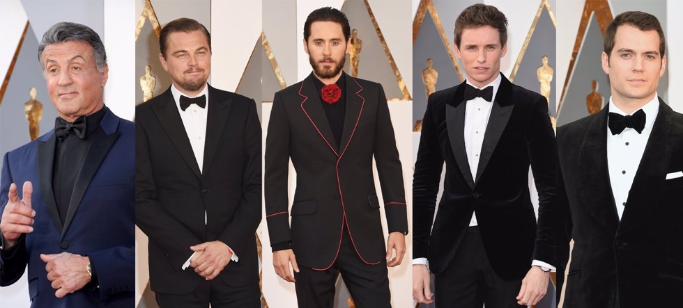 Oscars 2016: Del arriesgado look de Jared Leto al clásico esmoquin